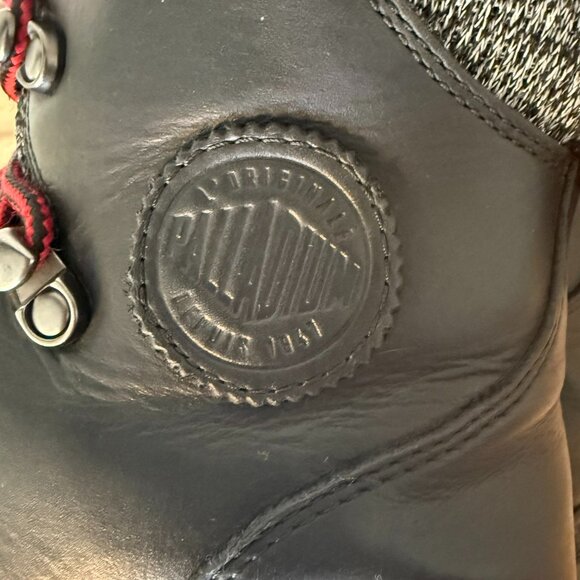 PALLADIUM PALLABROUSE HIKR LP BOOT Black Nubuck Leather Women's Size US 9/ EU 41 - Picture 7 of 10